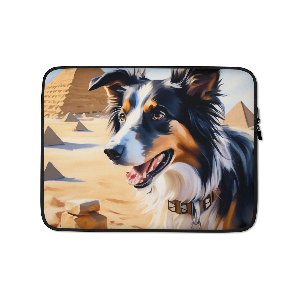 PugMug Custom Border Collie Laptop Sleeve