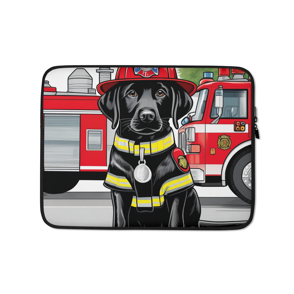 PugMug Custom Black Labrador Retriever Laptop Sleeve