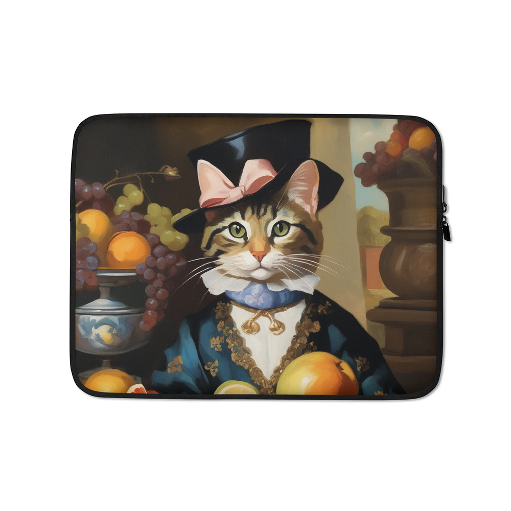 PugMug Custom Tabby Companion Cat Laptop Sleeve