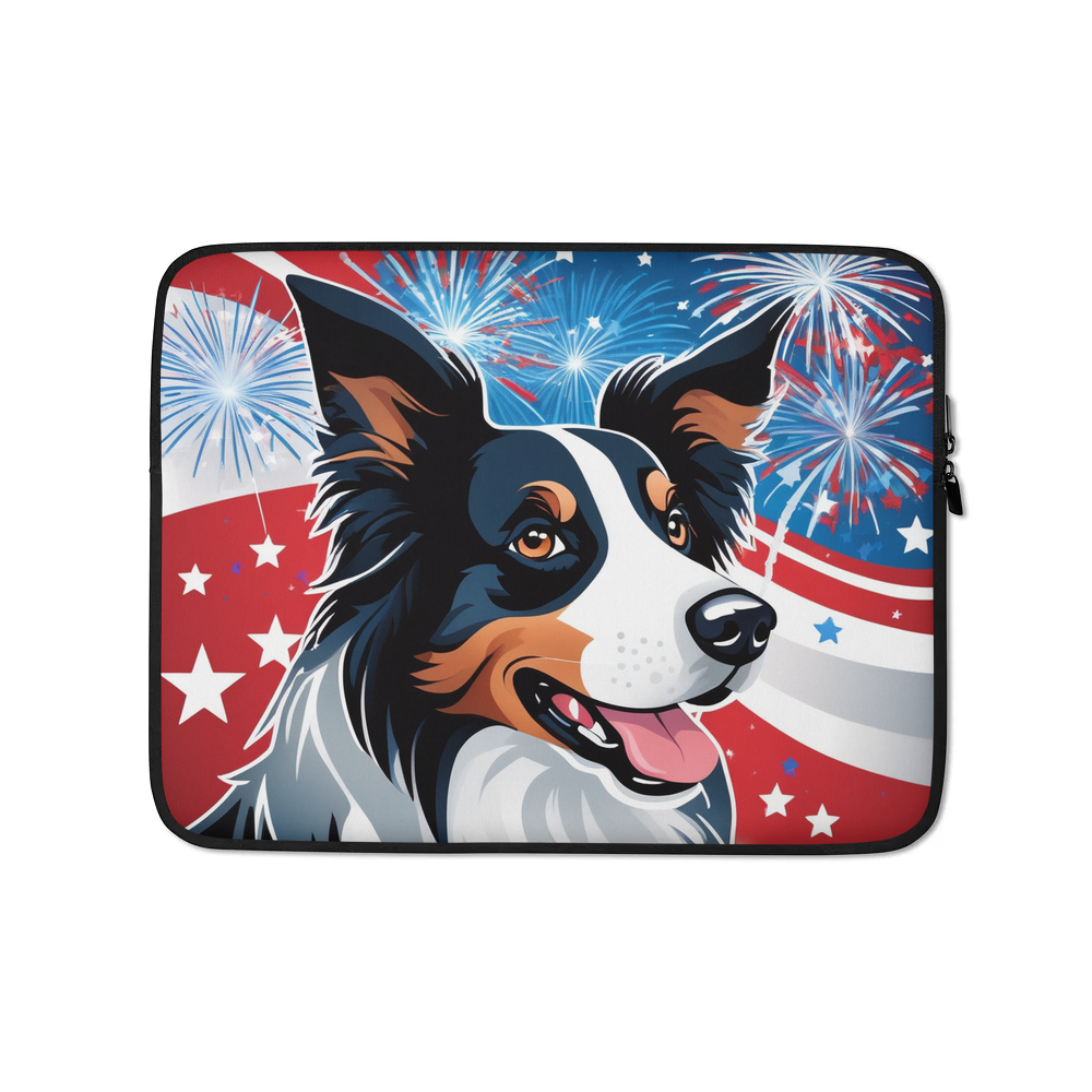 PugMug Custom Border Collie Laptop Sleeve