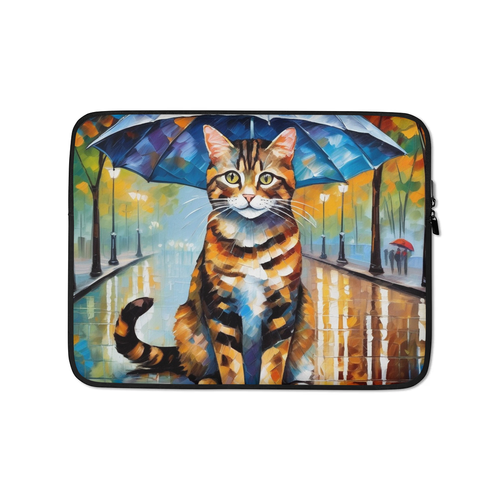 PugMug Custom Tabby Companion Cat Laptop Sleeve