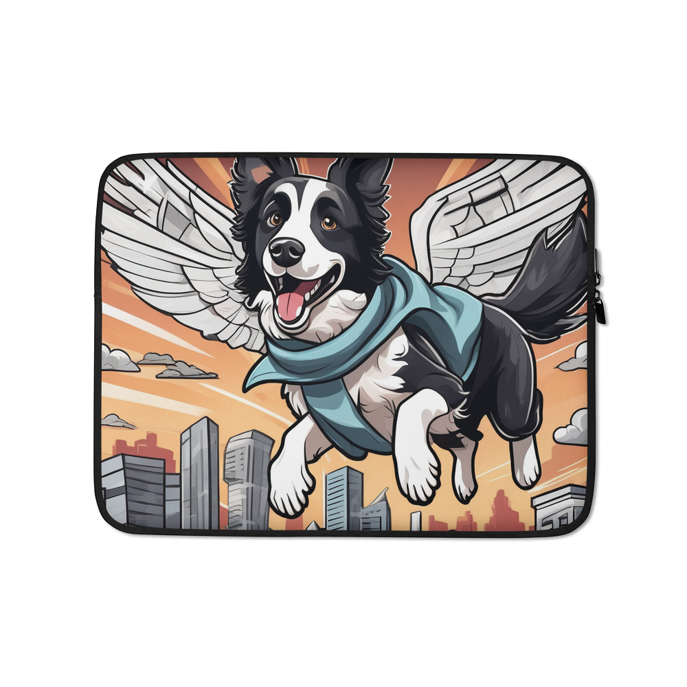 PugMug Custom Border Collie Laptop Sleeve