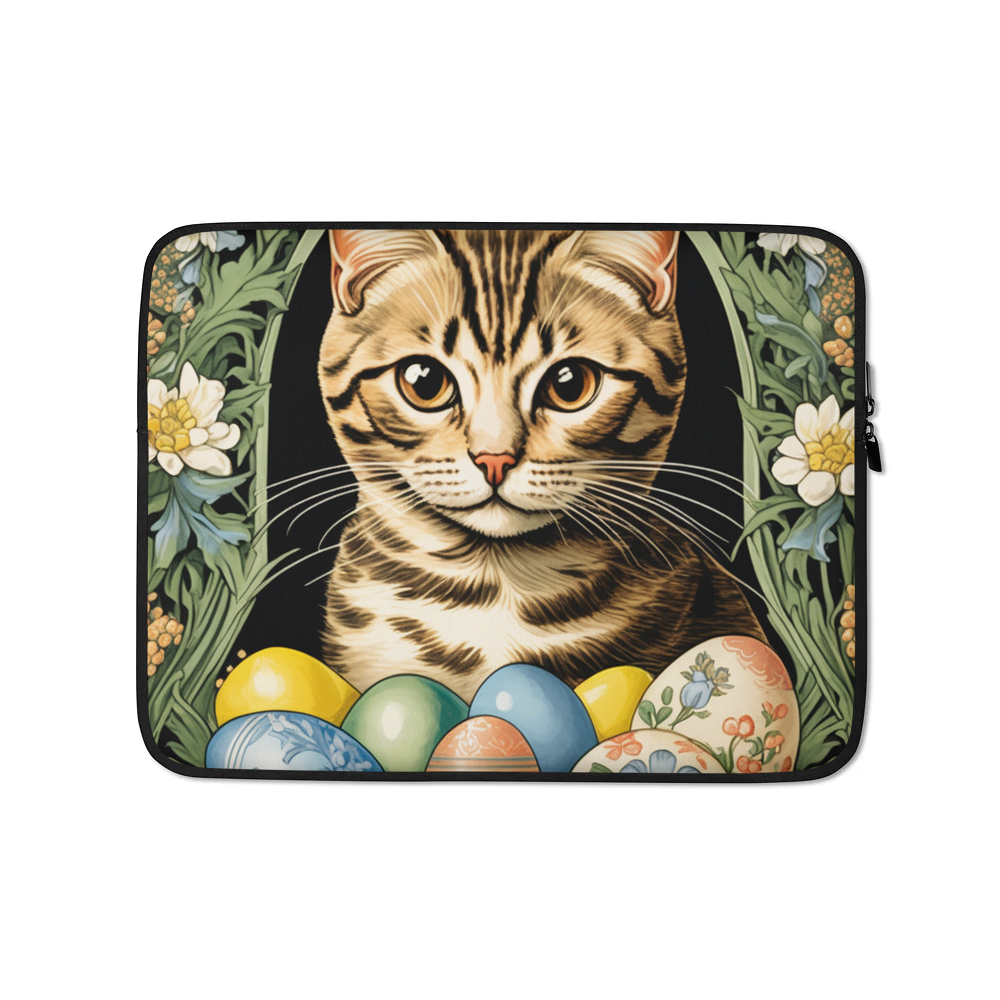 PugMug Custom Tabby Scottish Fold Cat Laptop Sleeve