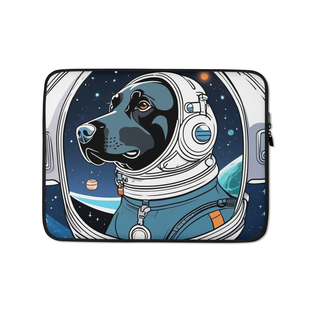 PugMug Custom Black Labrador Retriever Laptop Sleeve