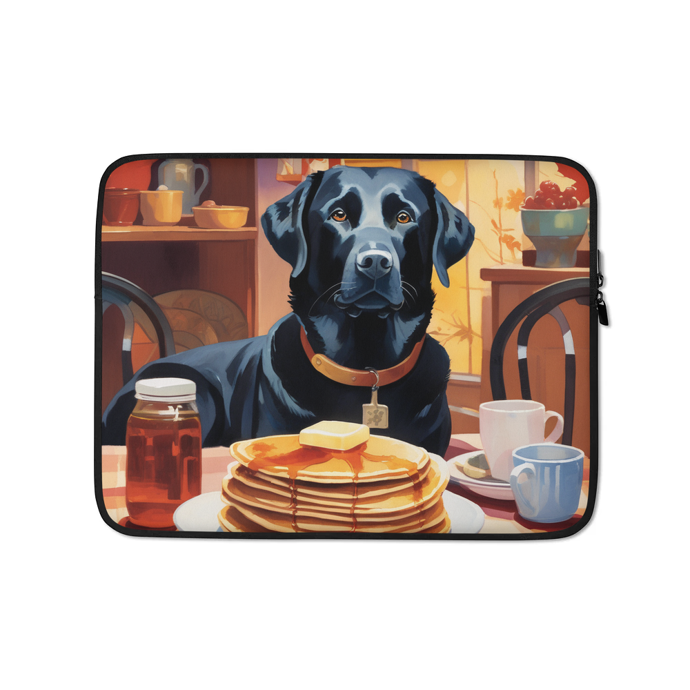 PugMug Custom Black Labrador Retriever Laptop Sleeve