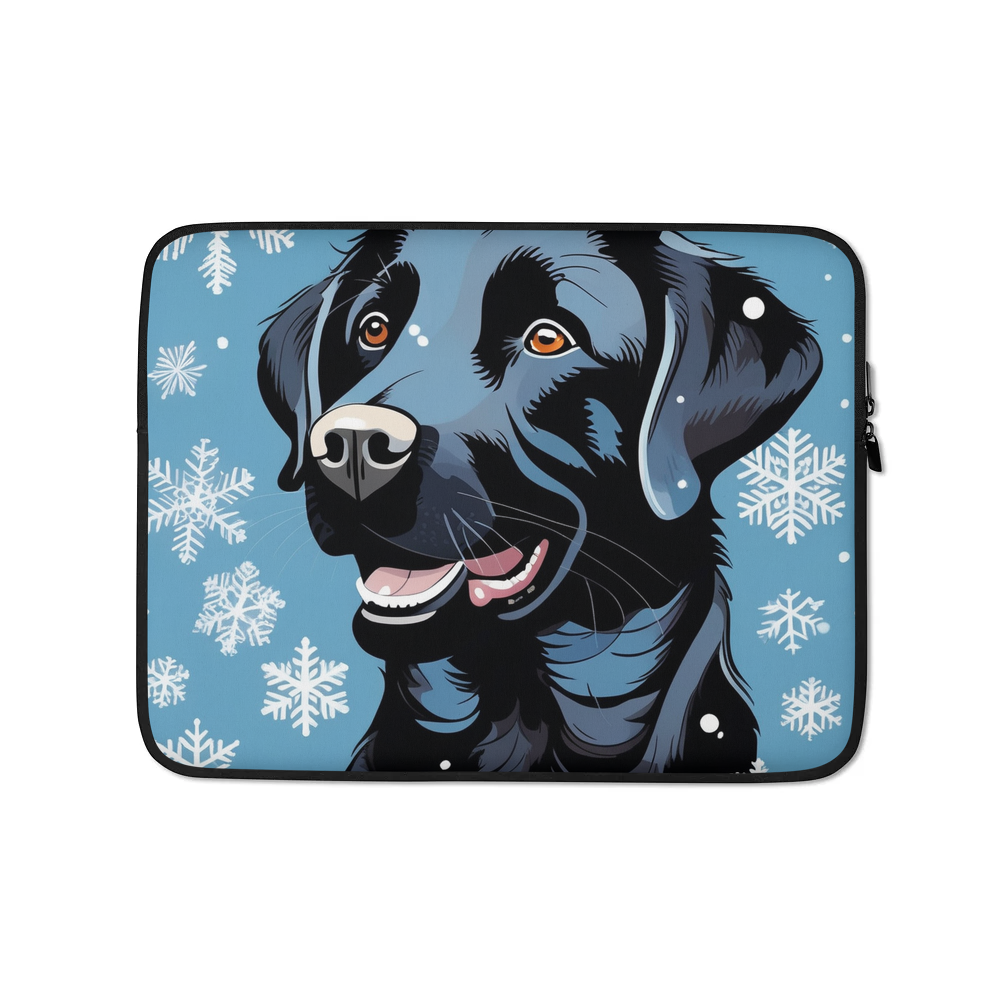 PugMug Custom Black Labrador Retriever Laptop Sleeve