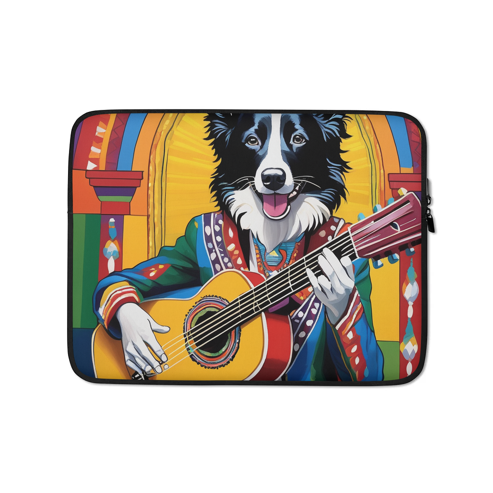 PugMug Custom Border Collie Laptop Sleeve