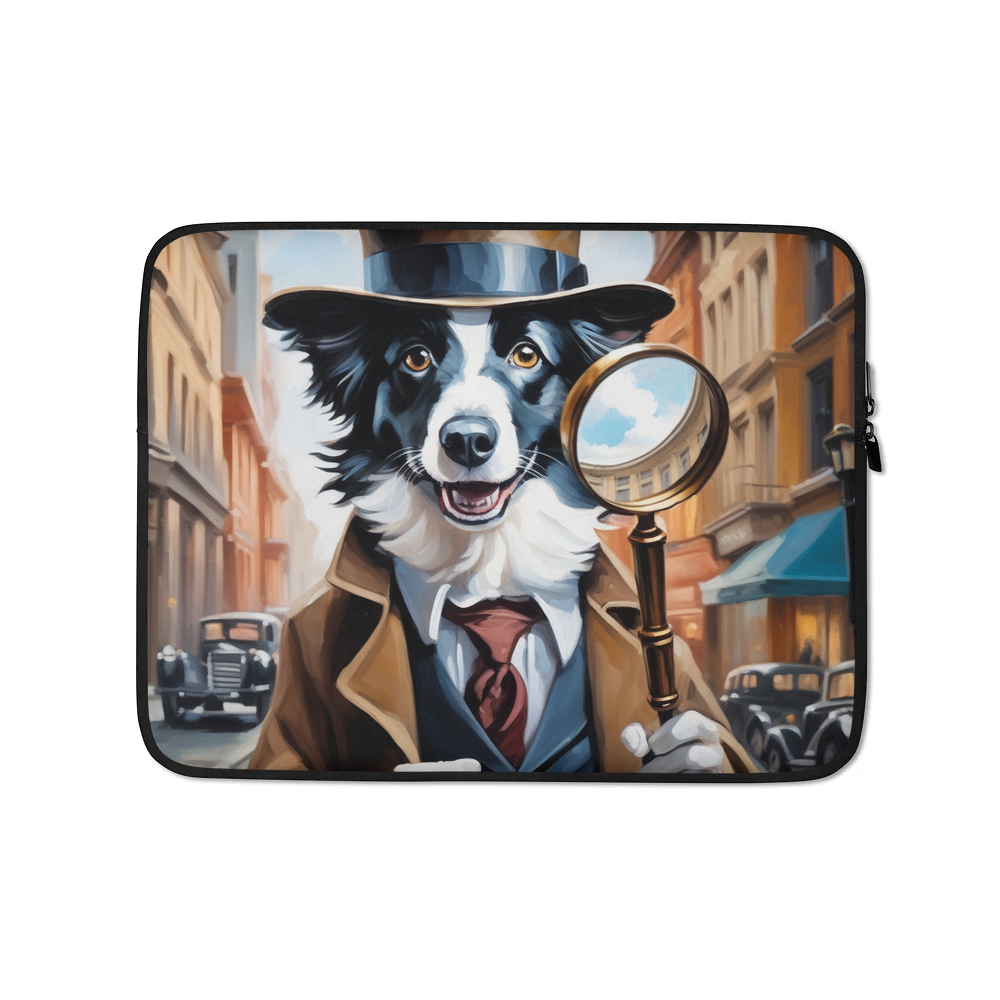 PugMug Custom Border Collie Laptop Sleeve