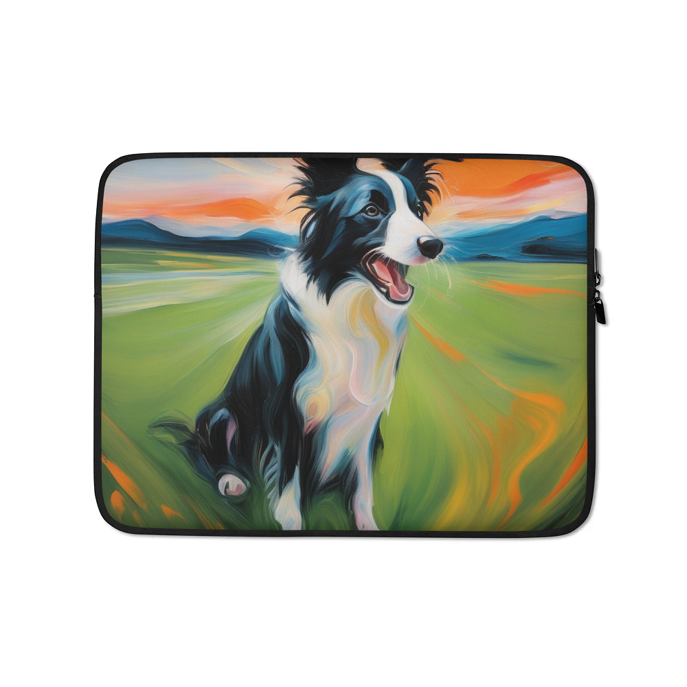 PugMug Custom Border Collie Laptop Sleeve