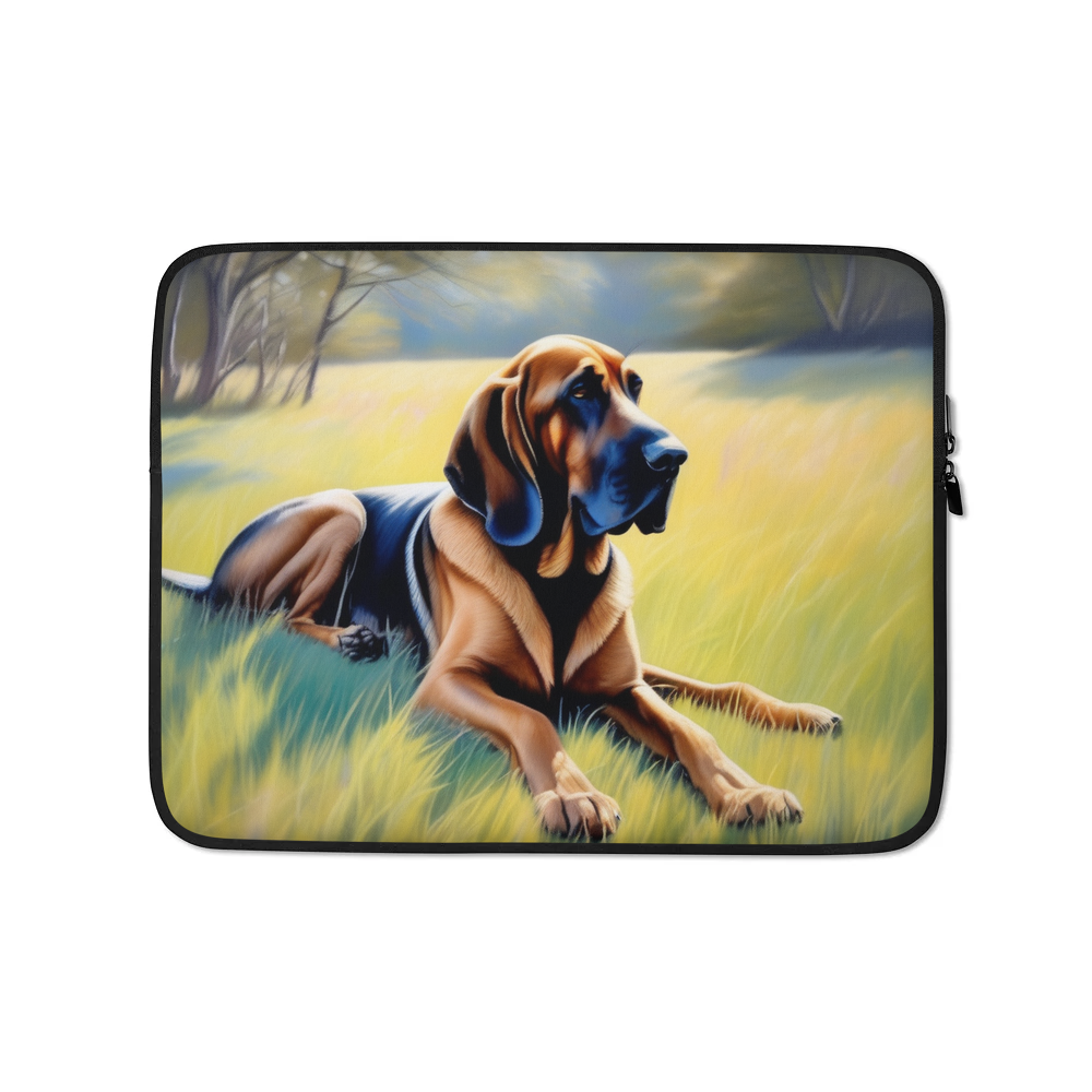PugMug Custom Bloodhound Laptop Sleeve