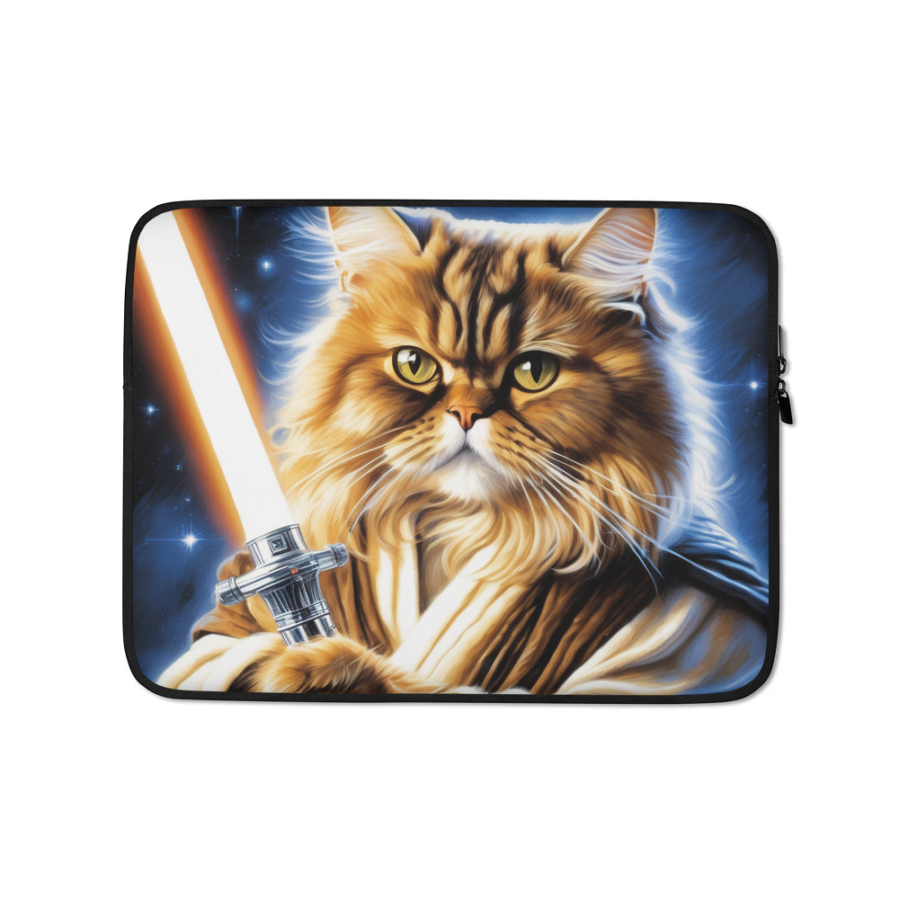 PugMug Custom Tabby Persian Cat Laptop Sleeve
