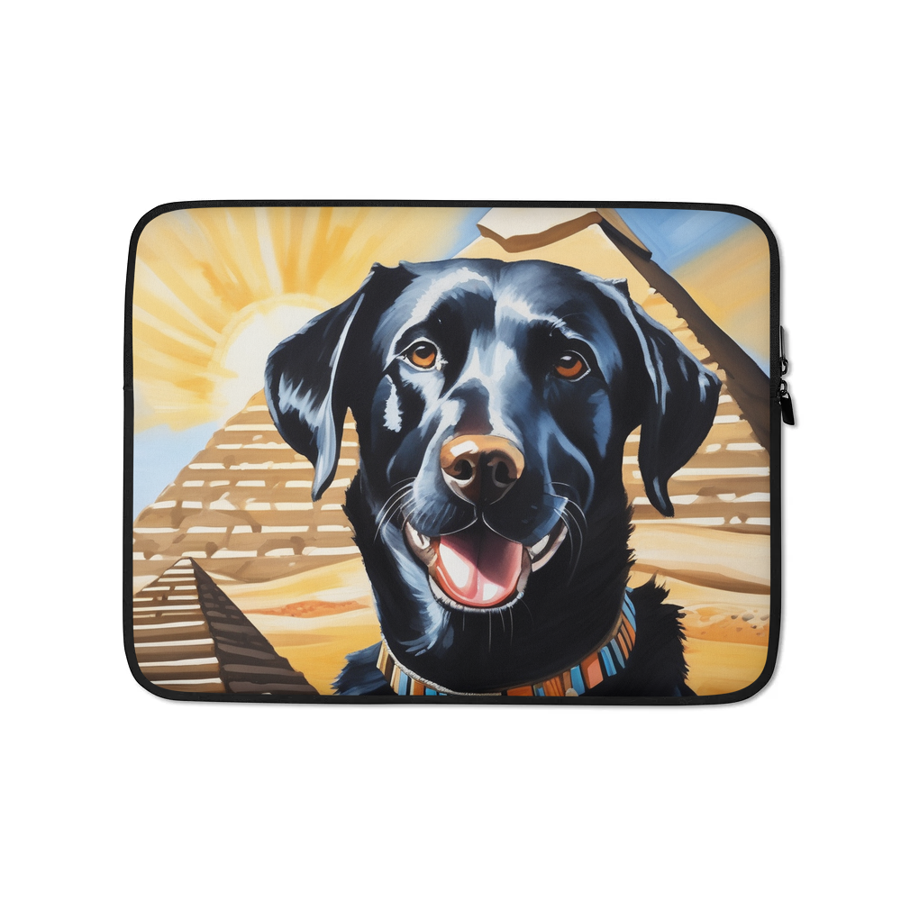 PugMug Custom Black Labrador Retriever Laptop Sleeve