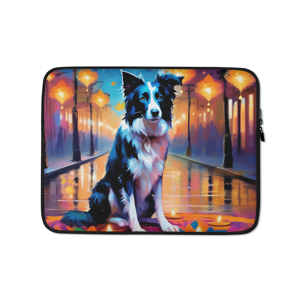 PugMug Custom Border Collie Laptop Sleeve