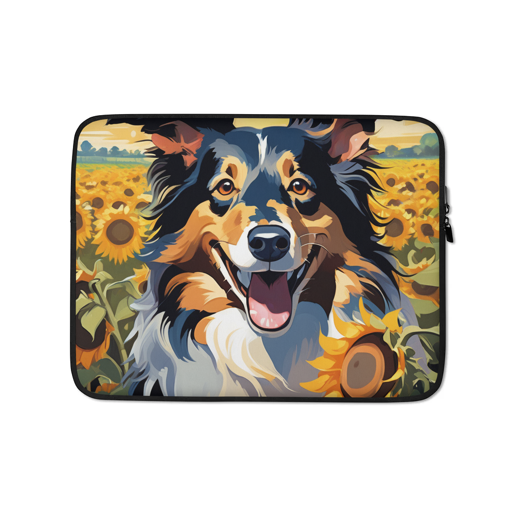 PugMug Custom Collie Laptop Sleeve