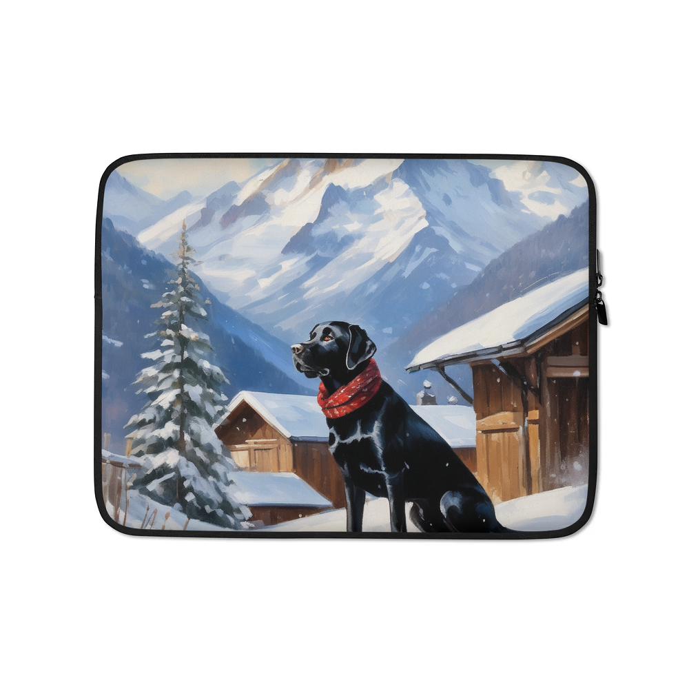 PugMug Custom Black Labrador Retriever Laptop Sleeve