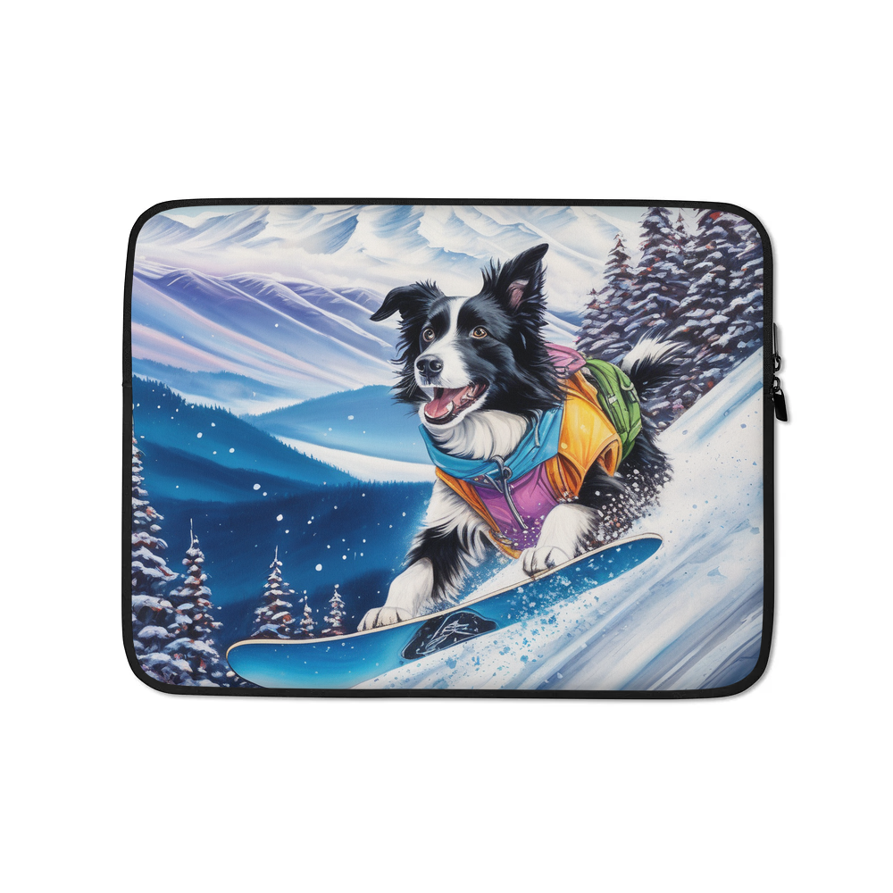 PugMug Custom Border Collie Laptop Sleeve