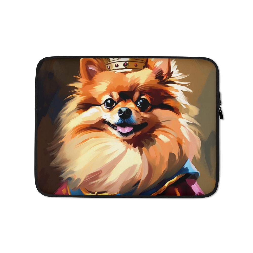 PugMug Custom Tan Pomeranian Laptop Sleeve