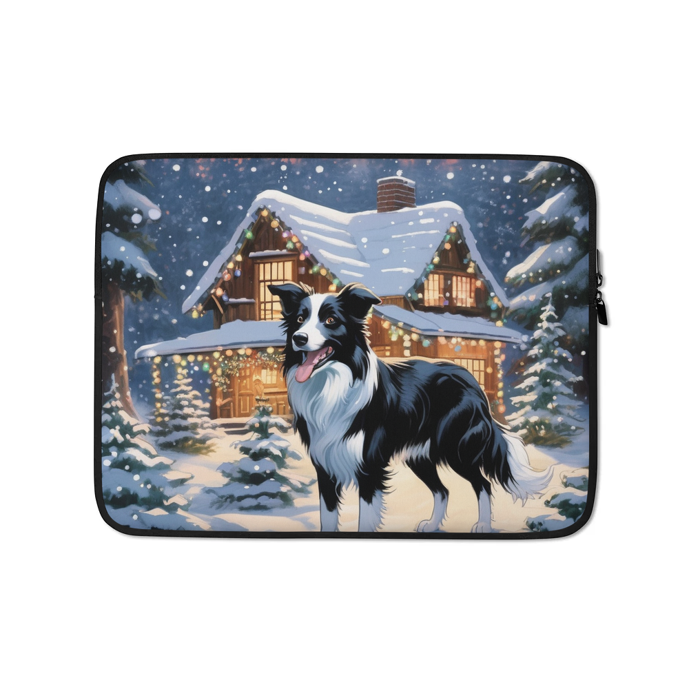 PugMug Custom Border Collie Laptop Sleeve