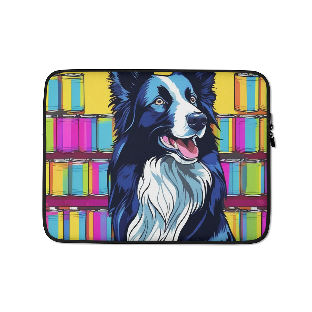 PugMug Custom Border Collie Laptop Sleeve