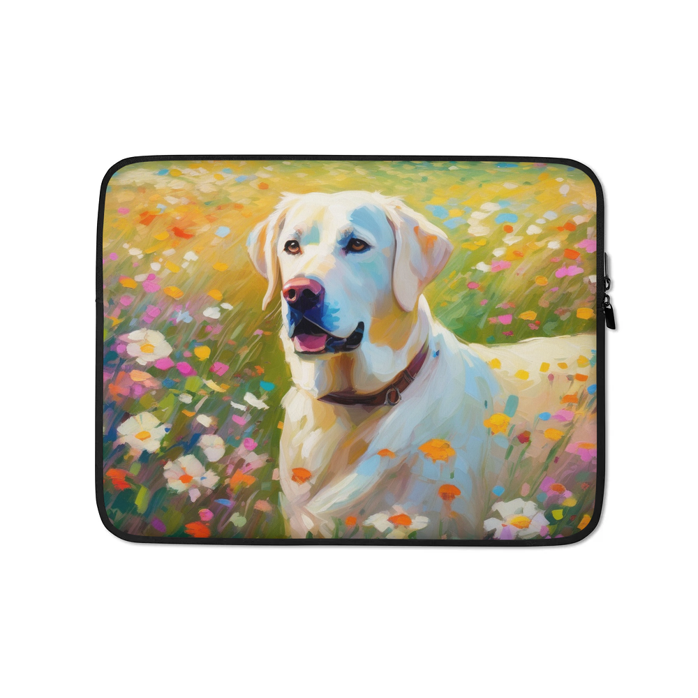 PugMug Custom White Labrador Retriever Laptop Sleeve