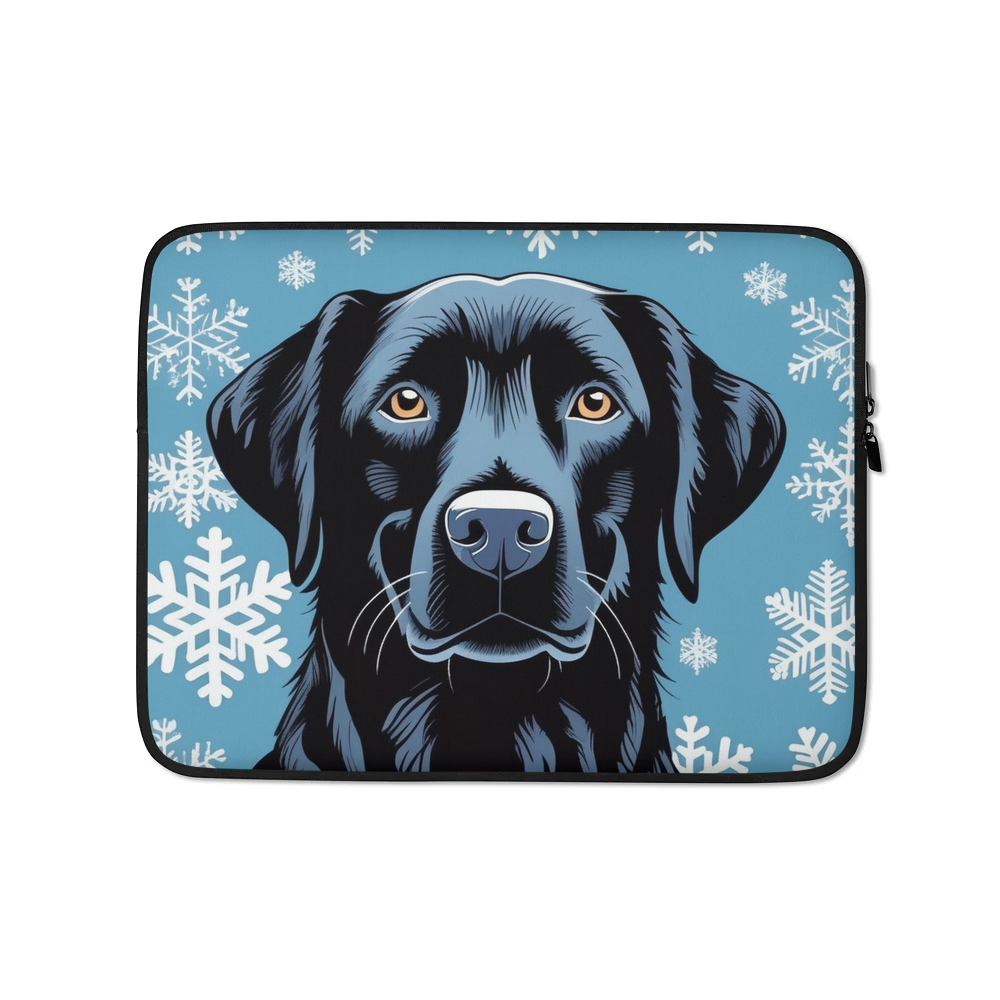 PugMug Custom Black Labrador Retriever Laptop Sleeve