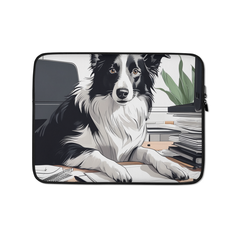 PugMug Custom Border Collie Laptop Sleeve