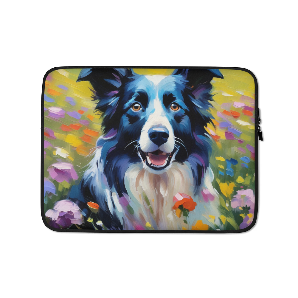 PugMug Custom Border Collie Laptop Sleeve