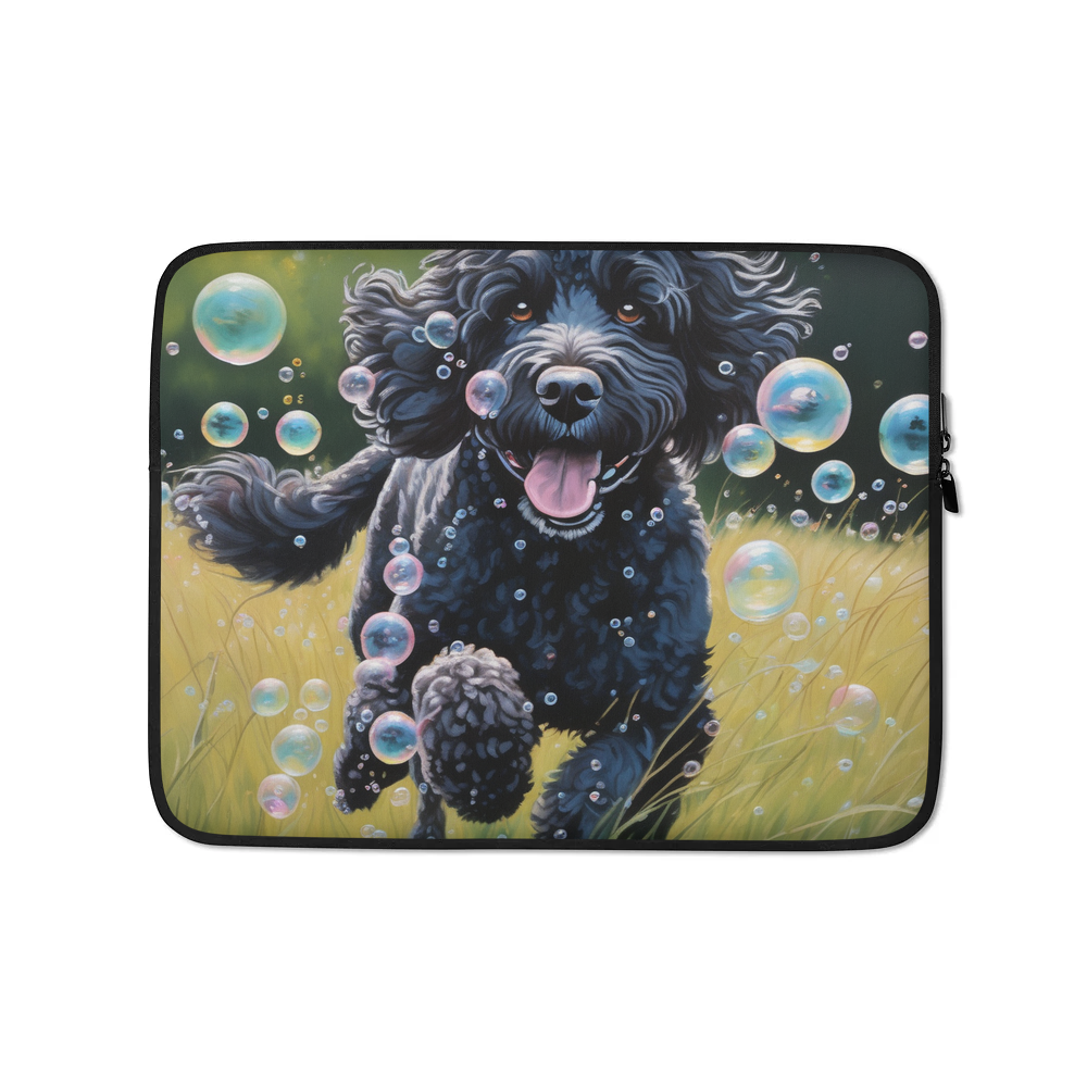PugMug Custom Portuguese Water Dog Laptop Sleeve