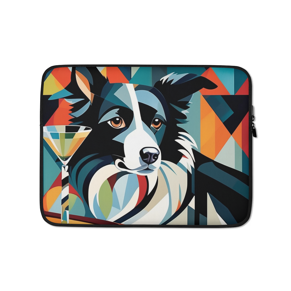 PugMug Custom Border Collie Laptop Sleeve
