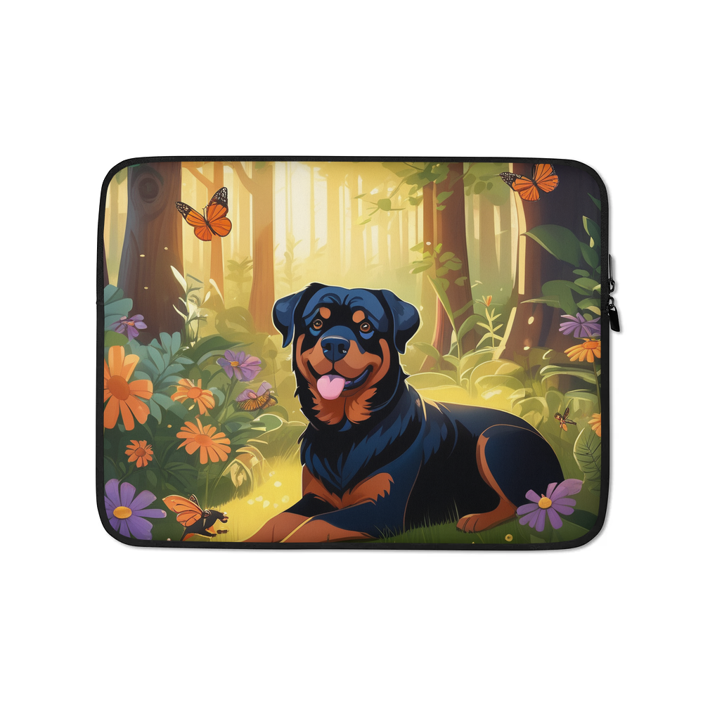 PugMug Custom Rottweiler Laptop Sleeve