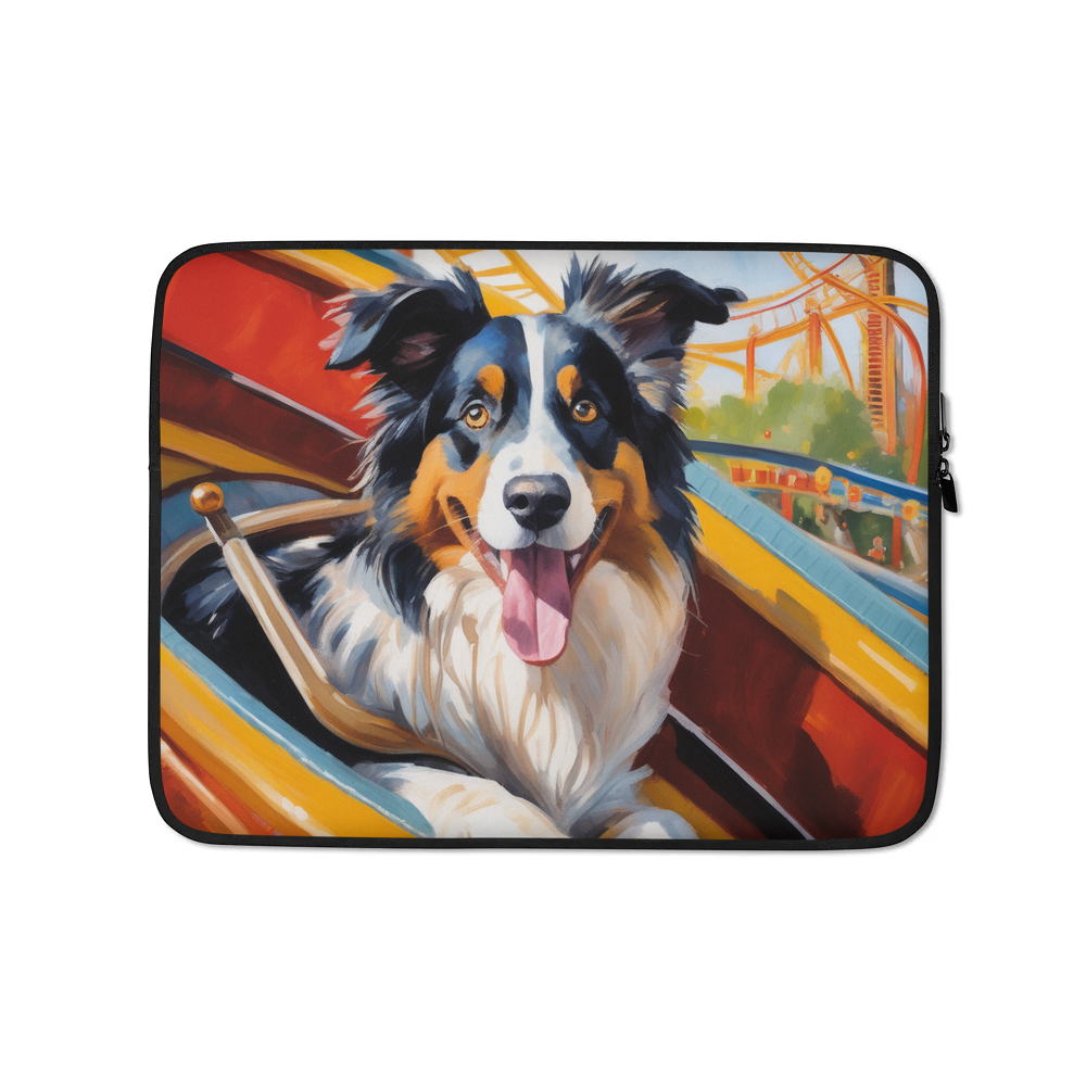 PugMug Custom Australian Shepherd Dog Laptop Sleeve