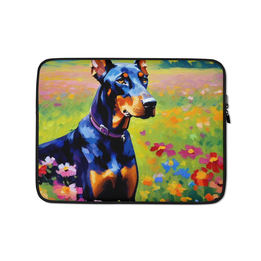 PugMug Custom Doberman Pinscher Laptop Sleeve
