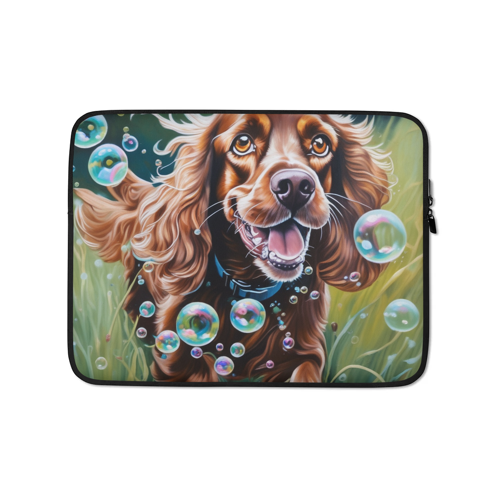 PugMug Custom Cocker Spaniel Laptop Sleeve