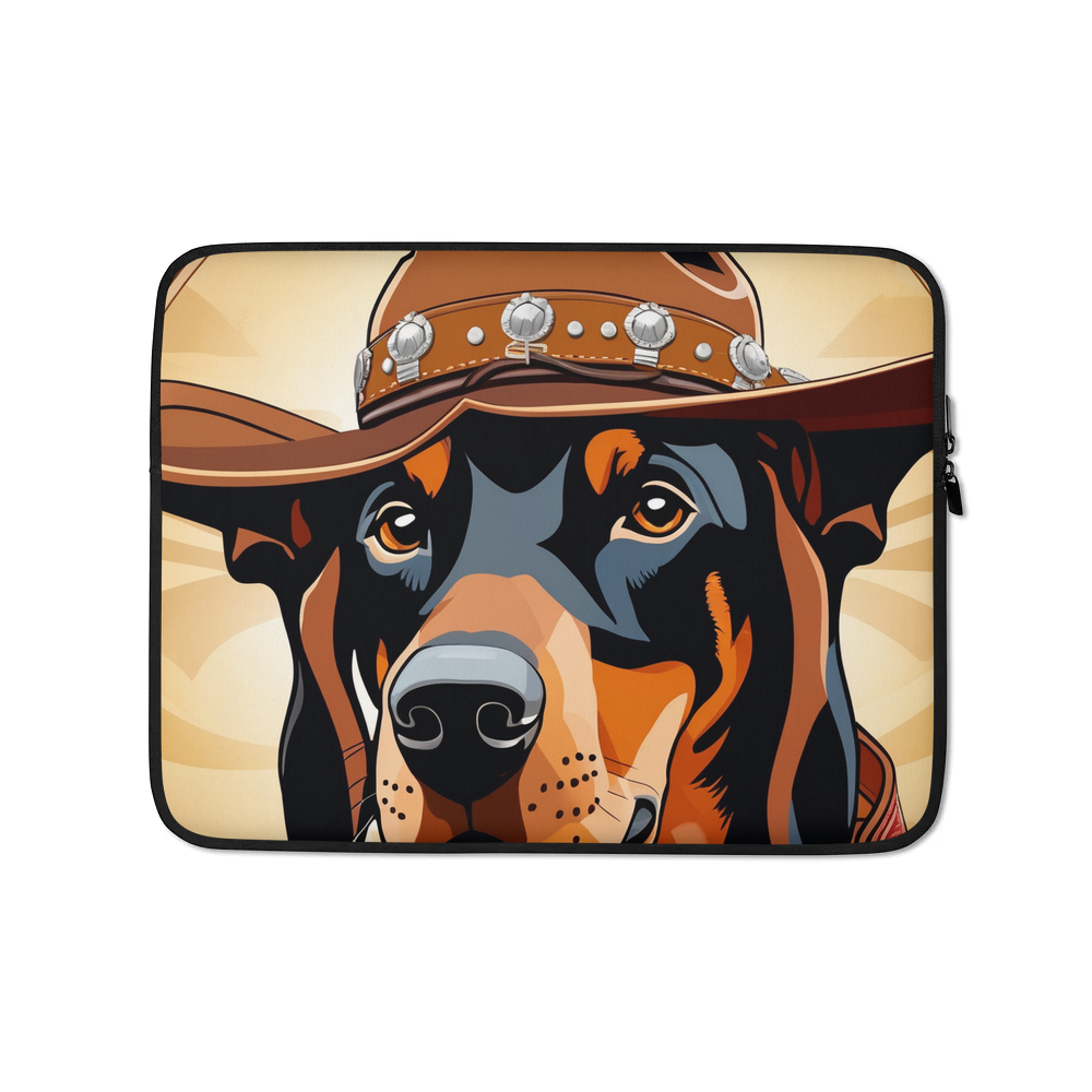 PugMug Custom Doberman Pinscher Laptop Sleeve