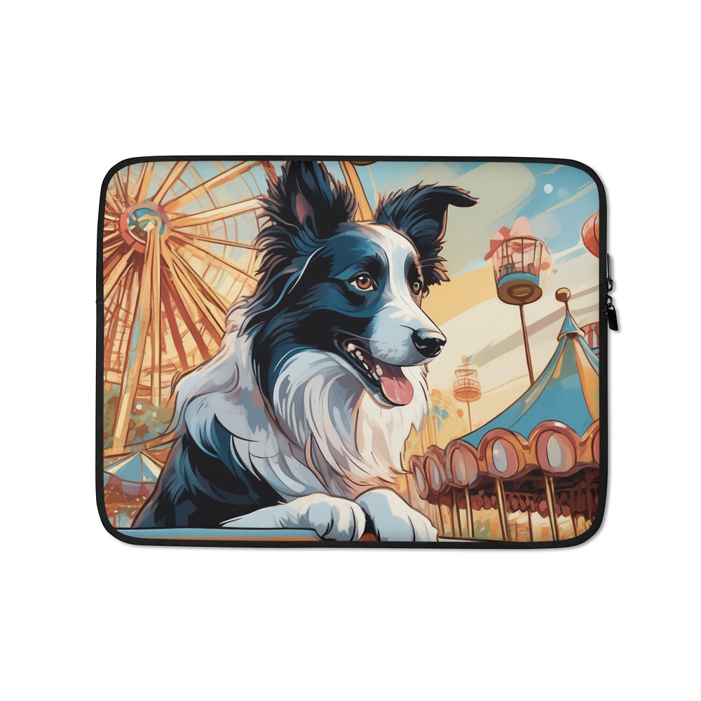 PugMug Custom Border Collie Laptop Sleeve