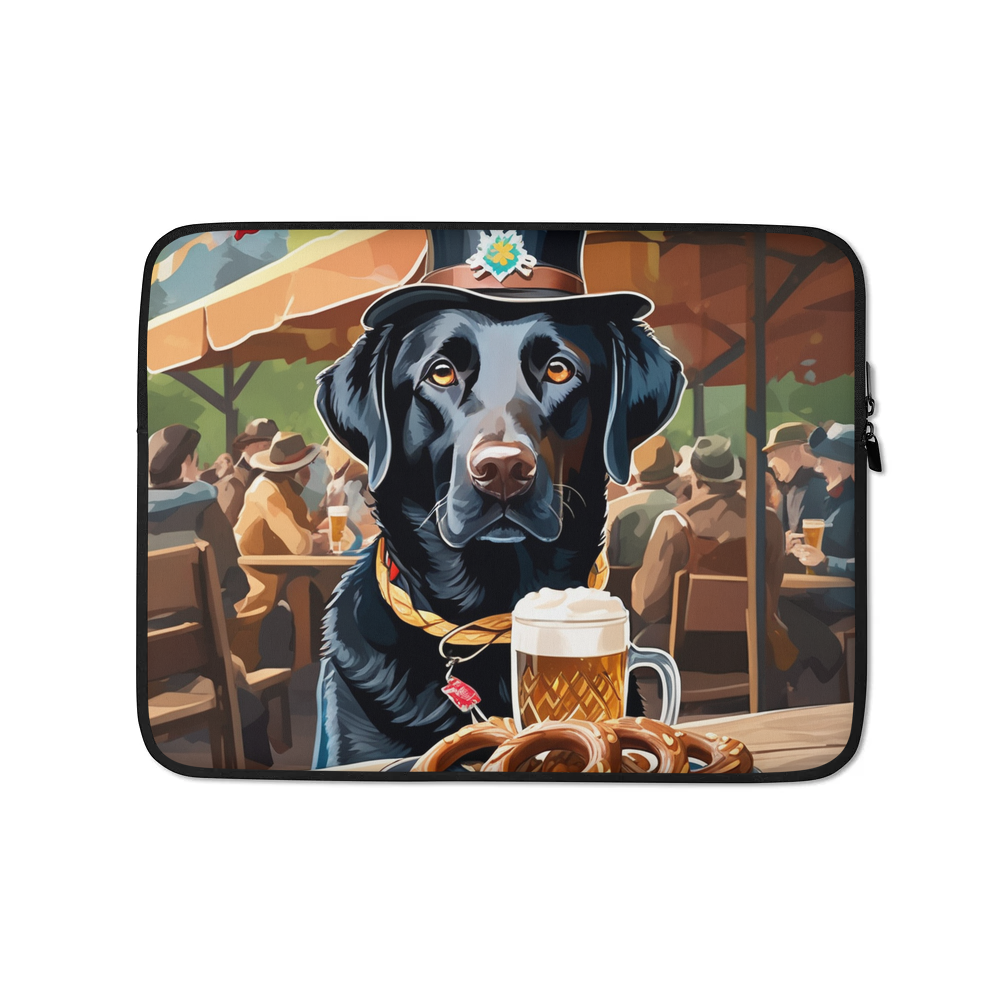 PugMug Custom Black Labrador Retriever Laptop Sleeve