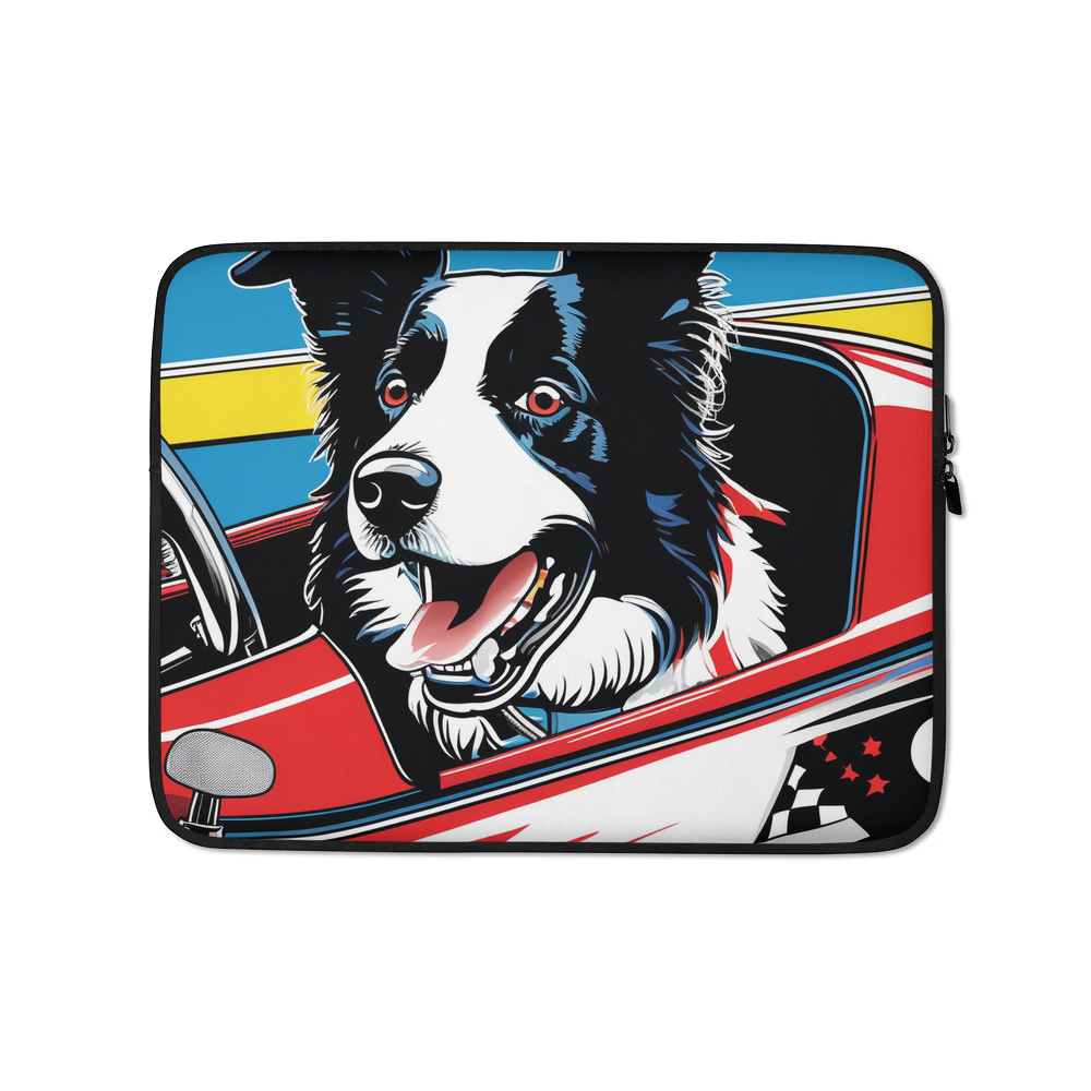 PugMug Custom Border Collie Laptop Sleeve