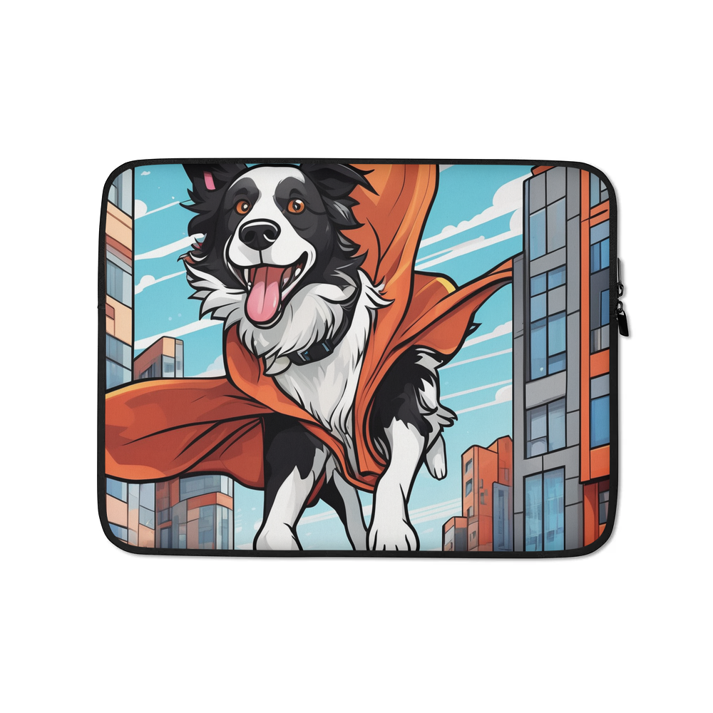 PugMug Custom Border Collie Laptop Sleeve