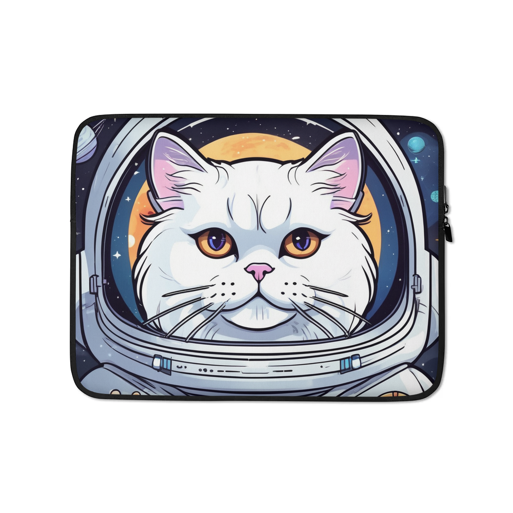 PugMug Custom White Persian Cat Laptop Sleeve