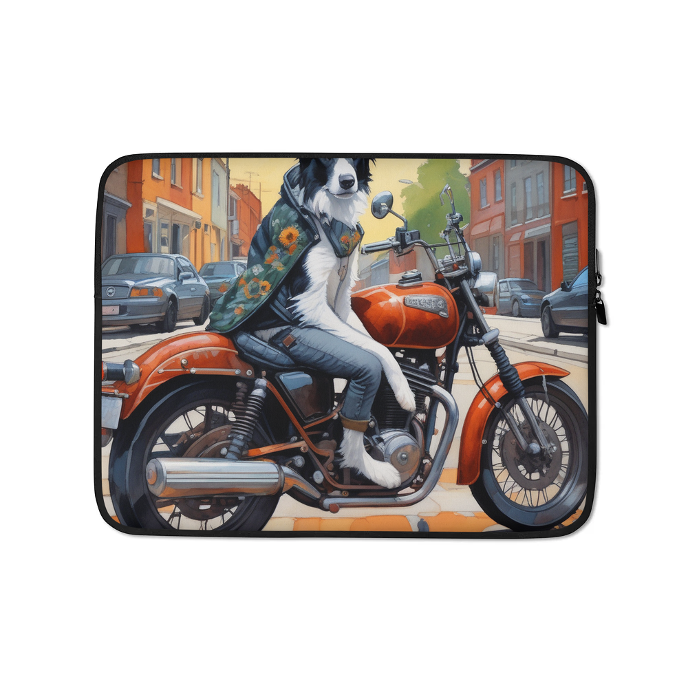 PugMug Custom Border Collie Laptop Sleeve