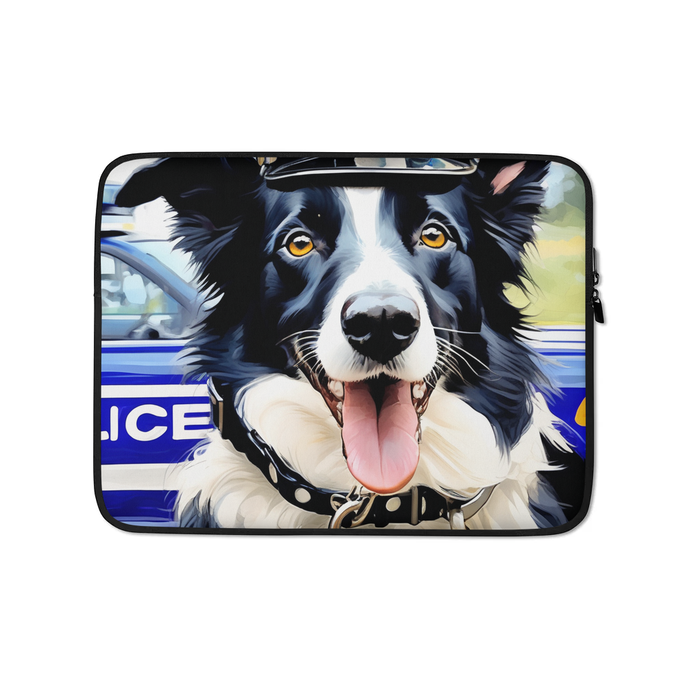 PugMug Custom Border Collie Laptop Sleeve