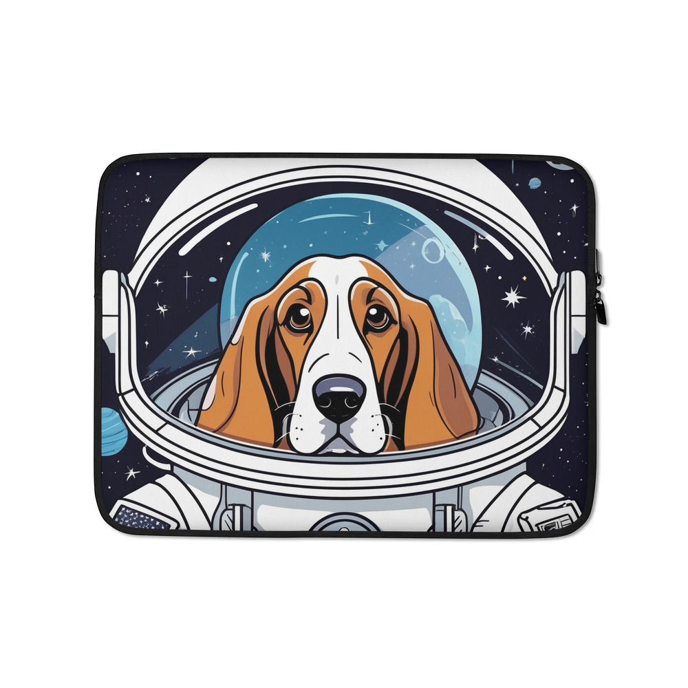 PugMug Custom Basset Hound Laptop Sleeve