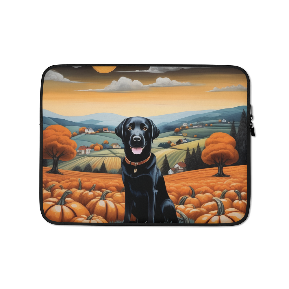 PugMug Custom Black Labrador Retriever Laptop Sleeve