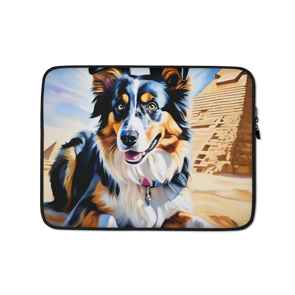 PugMug Custom Australian Shepherd Dog Laptop Sleeve