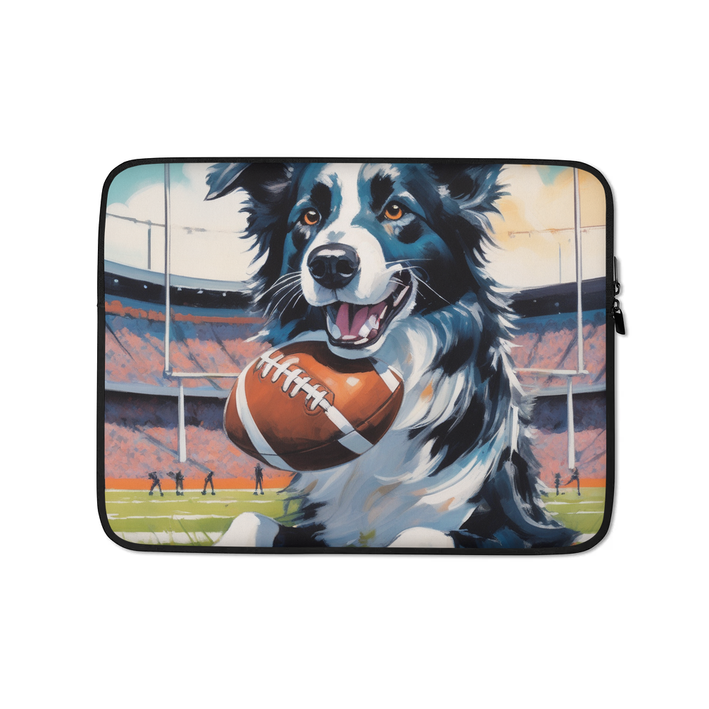 PugMug Custom Border Collie Laptop Sleeve