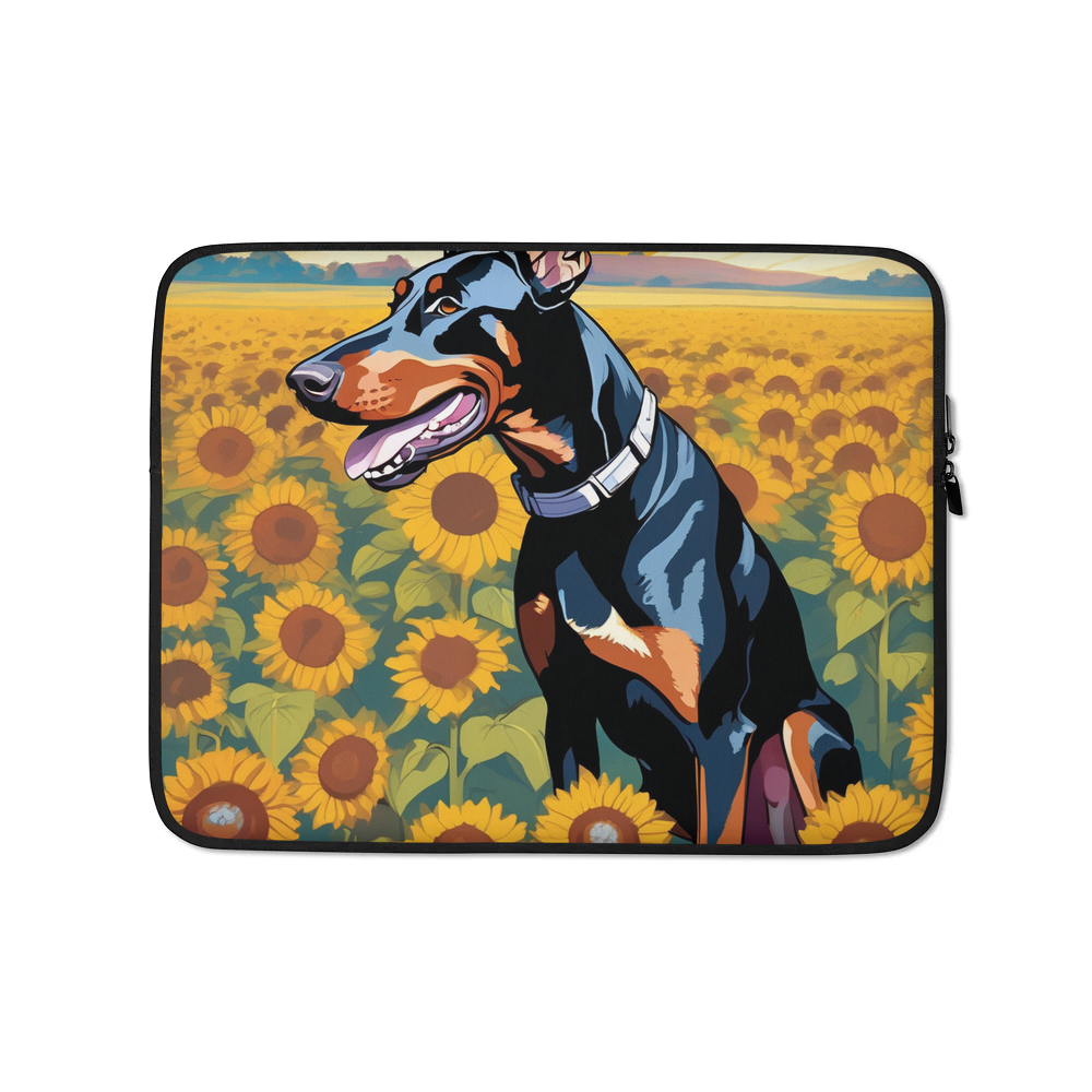 PugMug Custom Doberman Pinscher Laptop Sleeve