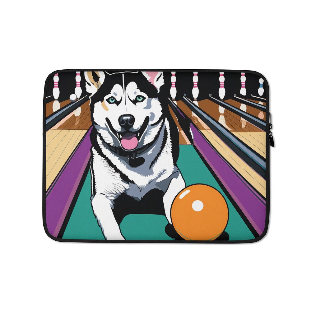 PugMug Custom Siberian Husky Laptop Sleeve