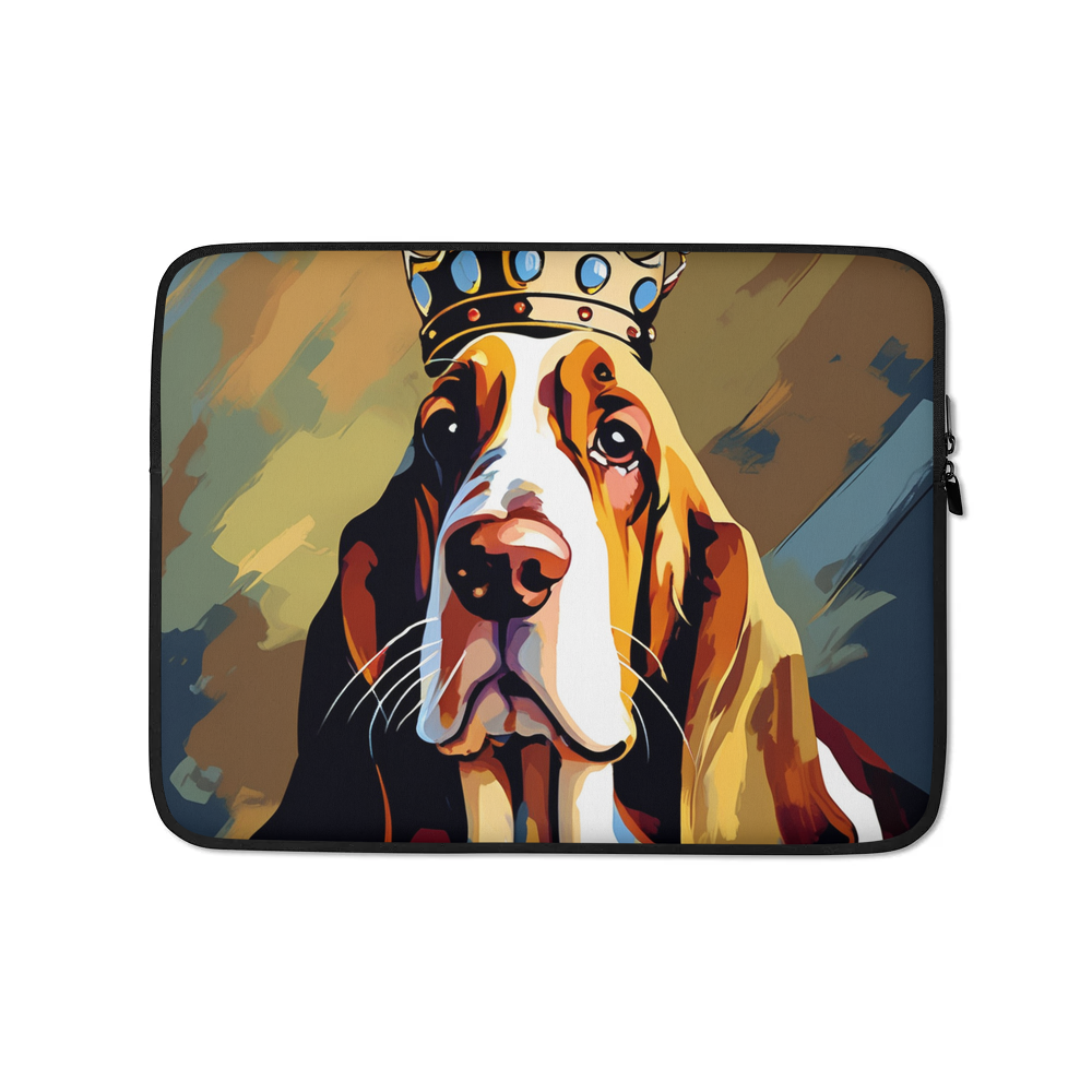 PugMug Custom Basset Hound Laptop Sleeve