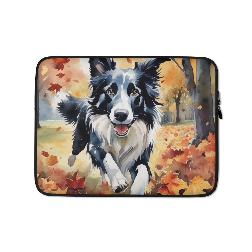PugMug Custom Border Collie Laptop Sleeve