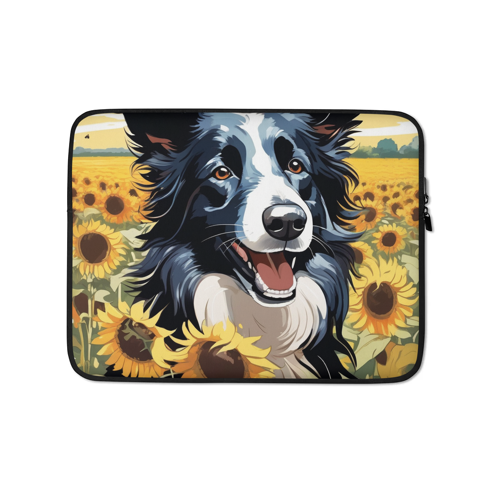 PugMug Custom Border Collie Laptop Sleeve